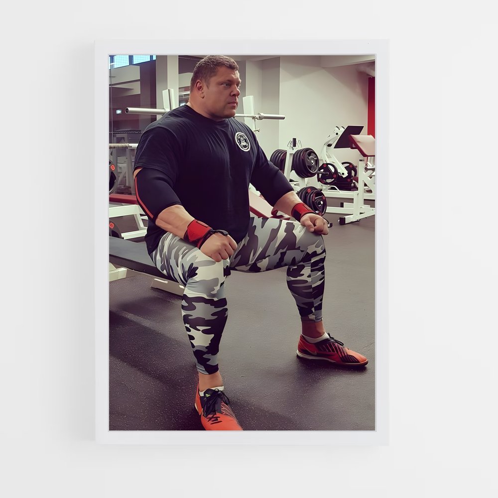 Poster Zydrunas savickas – affiche Powerlifting (vue 3)